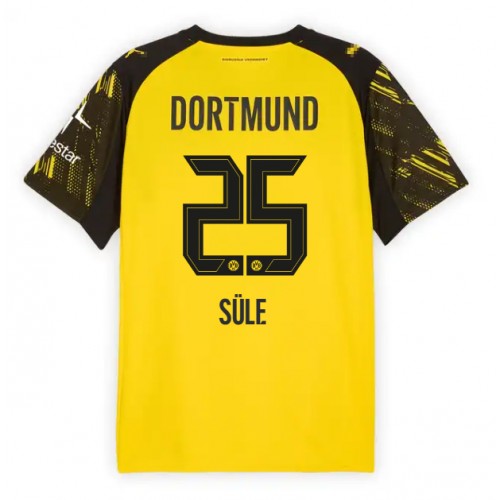 Borussia Dortmund Niklas Sule #25 Hemmatröja 2025-26 Kortärmad Borussia Dortmund Niklas Sule #25 Hemmatröja 2025-26 Kortärmad